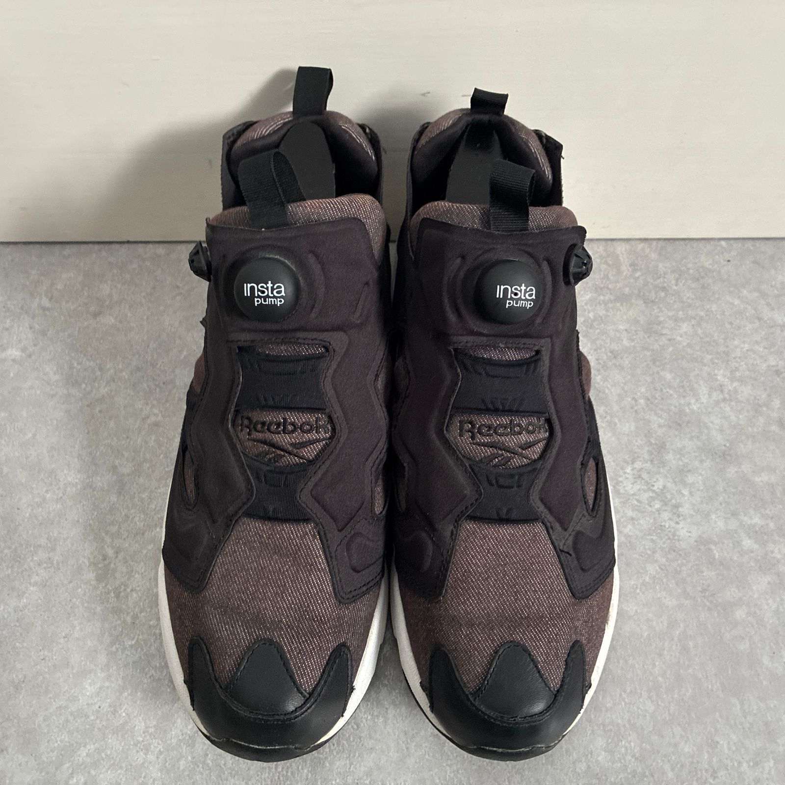 美品 Reebok INSTAPUMP FURY Denim ABC-MART限定 スニーカー シューズ 