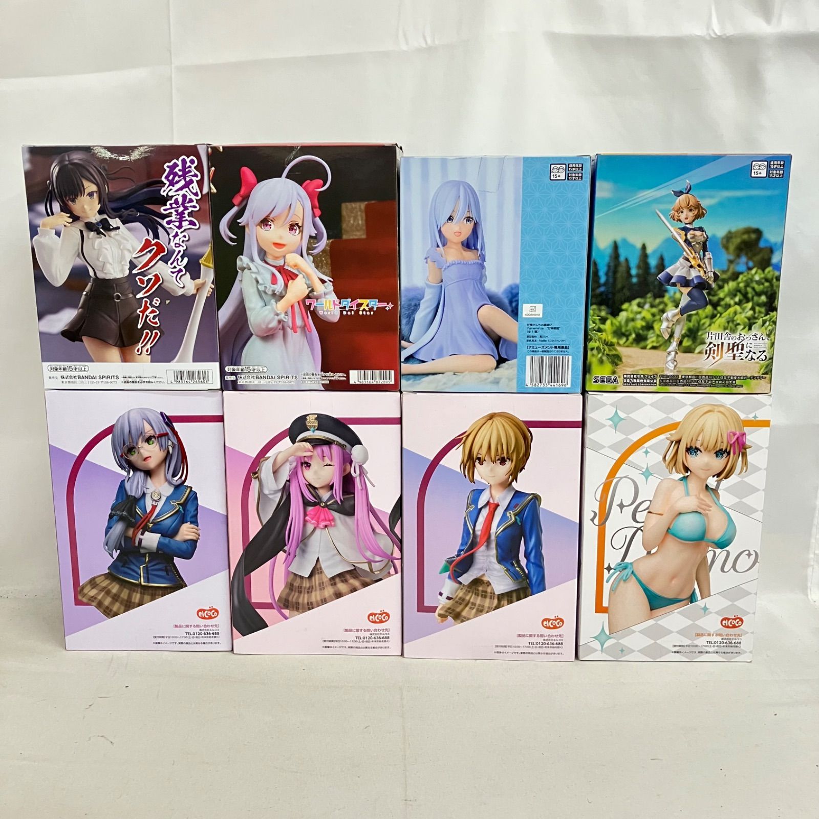 未開封 美少女 まとめ フィギュア 8個セット SF3F25 c107 - メルカリ