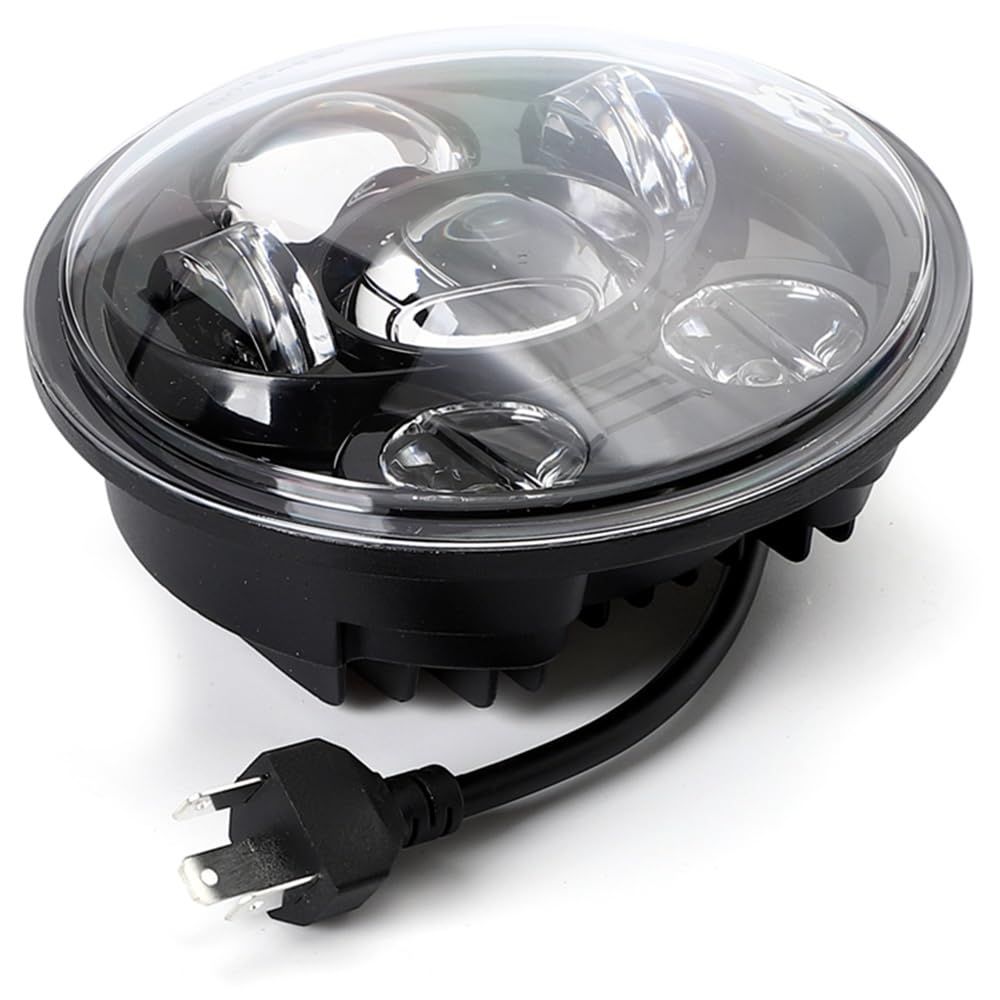 赤字超特価 ハーレー LEDヘッドライト 5 3/4インチ 5.75 ブラック 黒