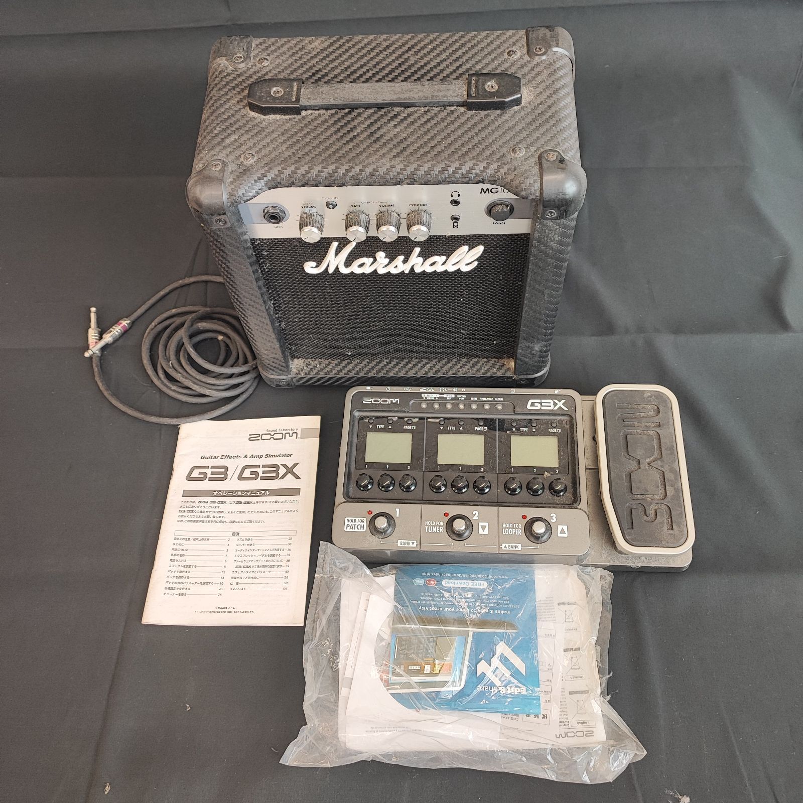 Marshall マーシャル MG10CF ギターアンプ ZOOM ズーム G3X マルチ 
