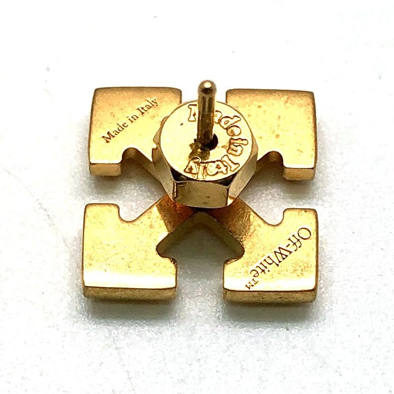 OFF-WHITE オフホワイト ARROW Earrings in Gold アロー イヤリング