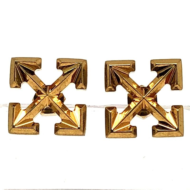 OFF-WHITE オフホワイト ARROW Earrings in Gold アロー イヤリング