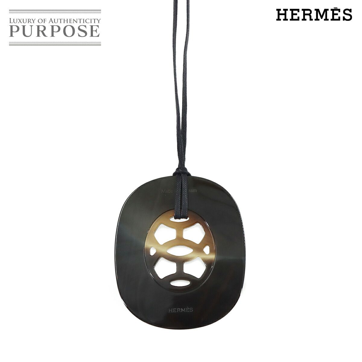 新品同様 エルメス HERMES リフト GM ペンダント ネックレス 