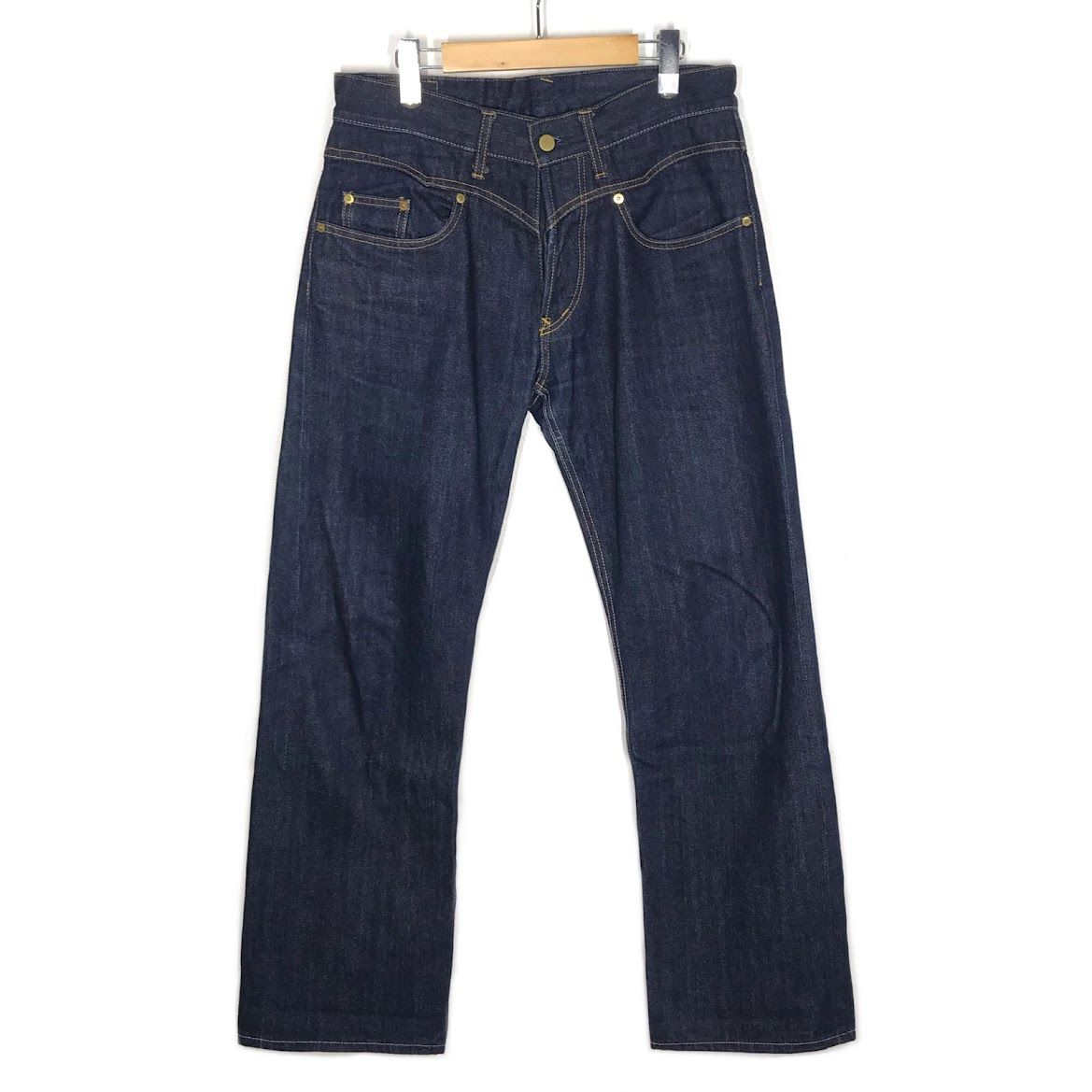 倉吉店 中古 GANGSTERVILLE GLAD HAND ギャングスタービルギャングスターヴィル デニムパンツ DENIM PANTS IRON CROSS インディゴ サイズ M 107 - メルカリ
