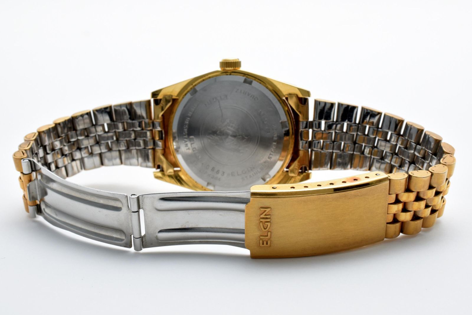 エルジン ELGIN 腕時計 FK284 デラックス DELUXE メンズ クォーツ 