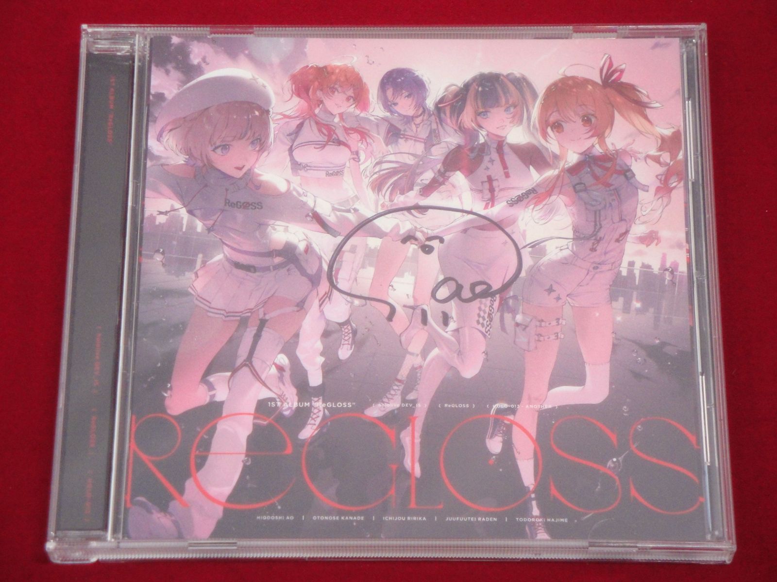 CD】火威青 直筆サイン入りアナザージャケット ReGLOSS 1st Album