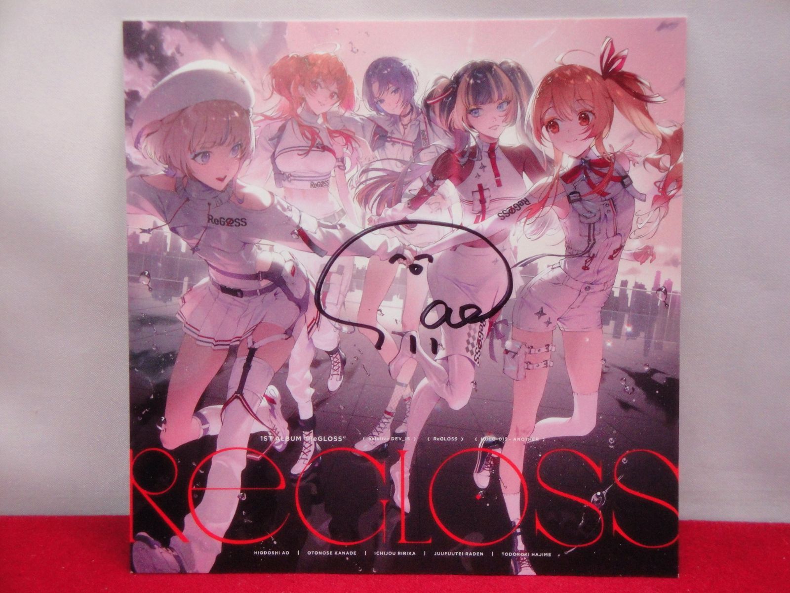 CD】火威青 直筆サイン入りアナザージャケット ReGLOSS 1st Album