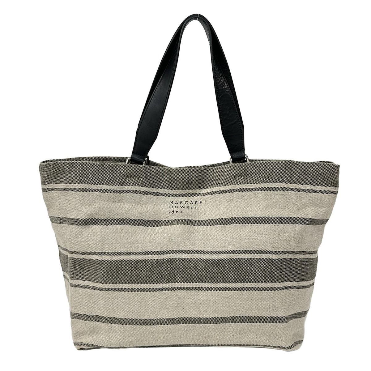 MargaretHowell(マーガレットハウエル) トートバッグ ベージュ×グレー 