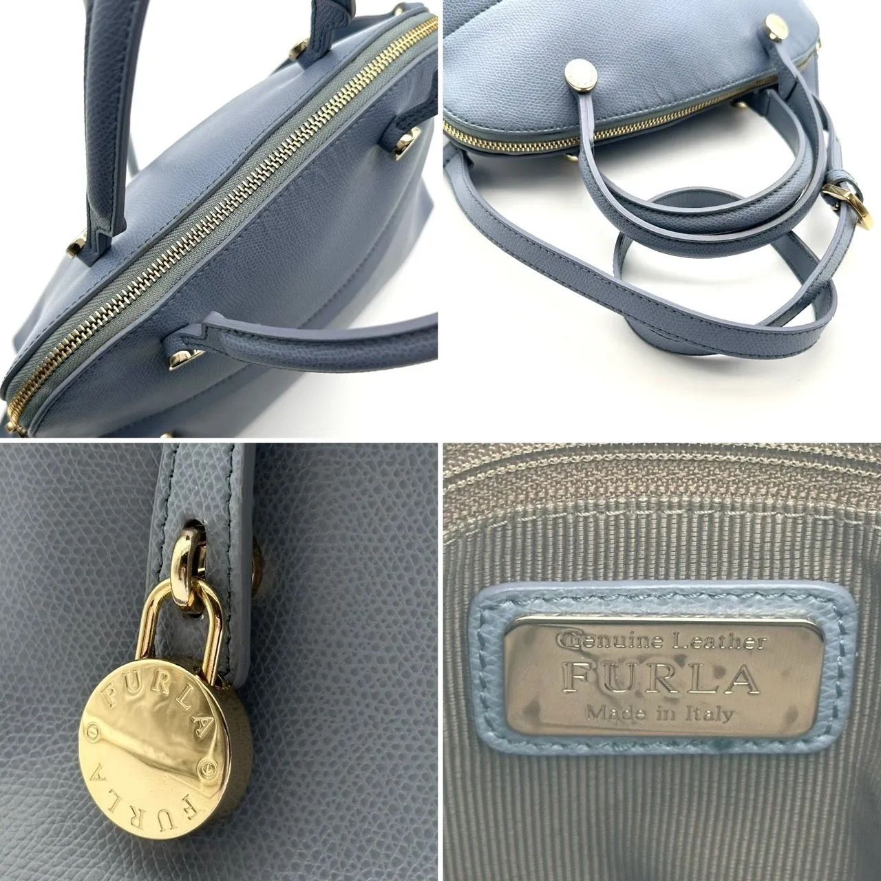 B4928】 FURLA フルラ 2way ハンドバッグ ショルダーストラップ 