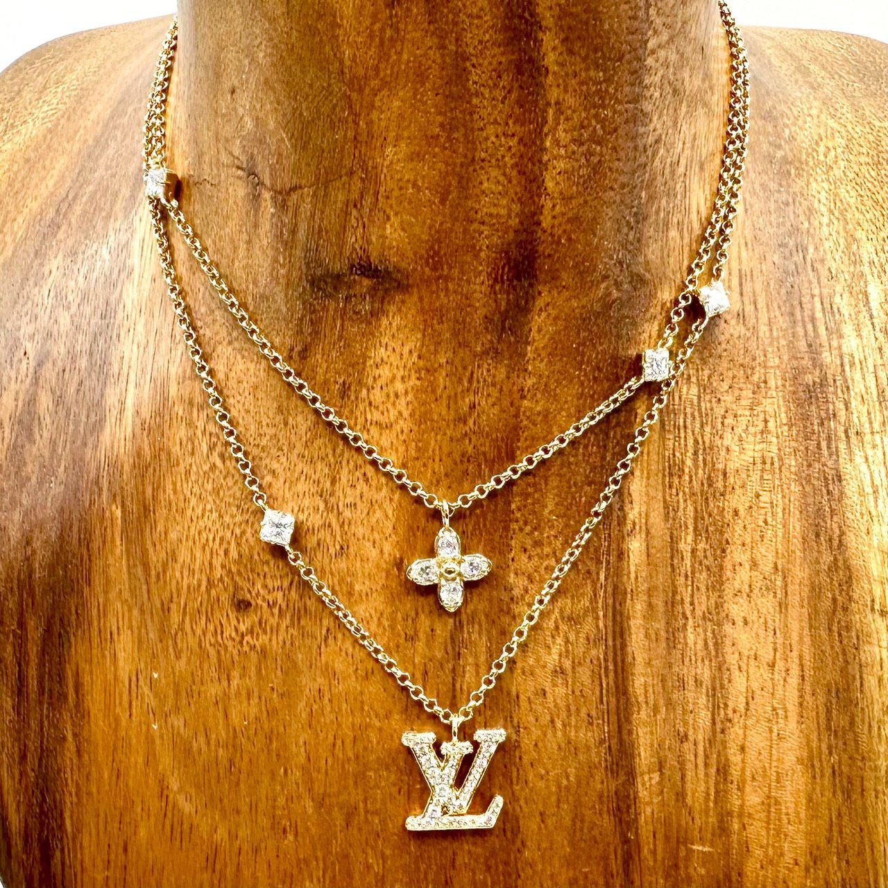 返品OK】LOUIS VUITTON ルイヴィトン レディ ネックレス M01845 TE1215 