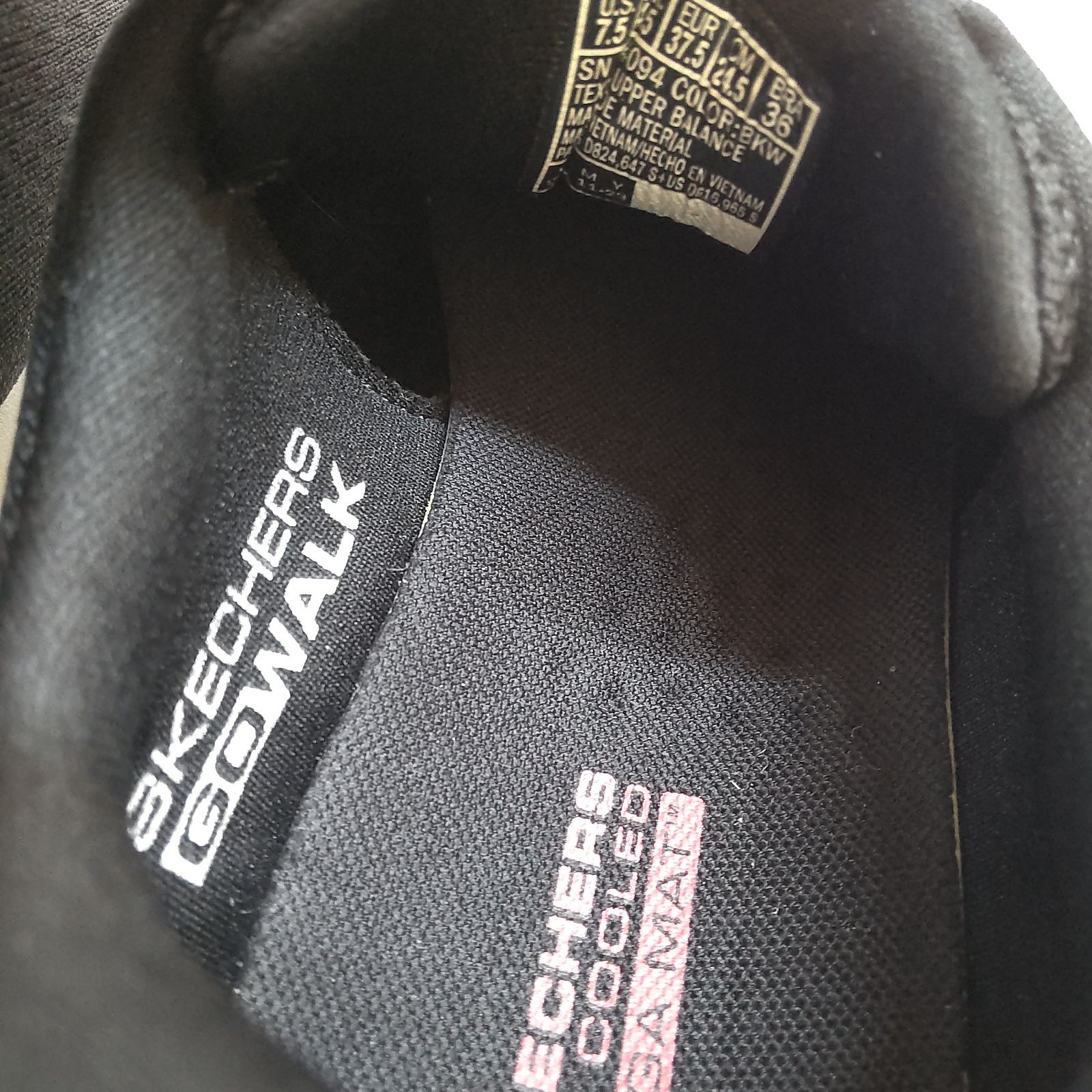 SKECHERS スケッチャーズ GO WALKシリーズ 124094 ブラック 24.5cm