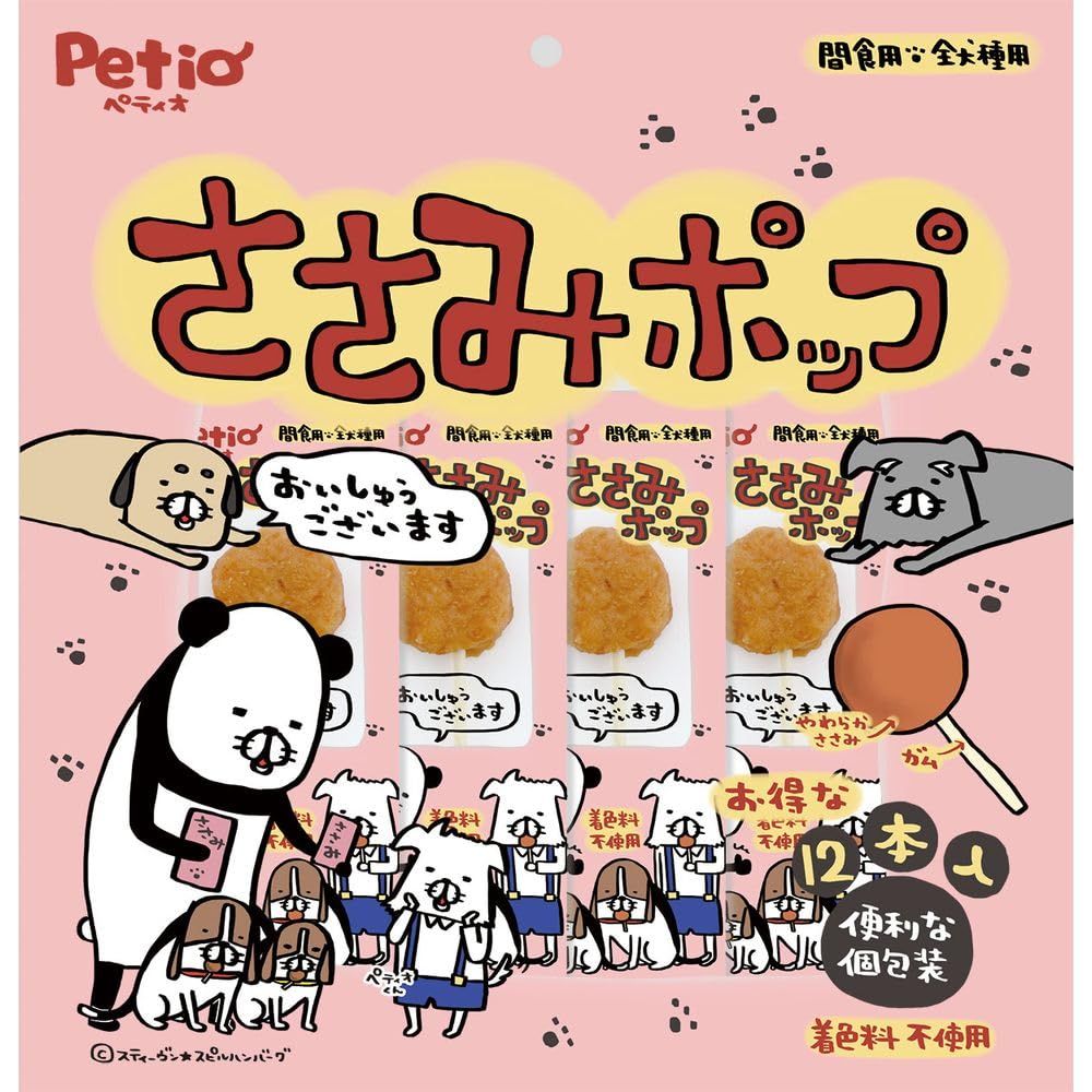 ペティオ （まとめ買い） ささみポップ 12本入 犬用おやつ 【×5】