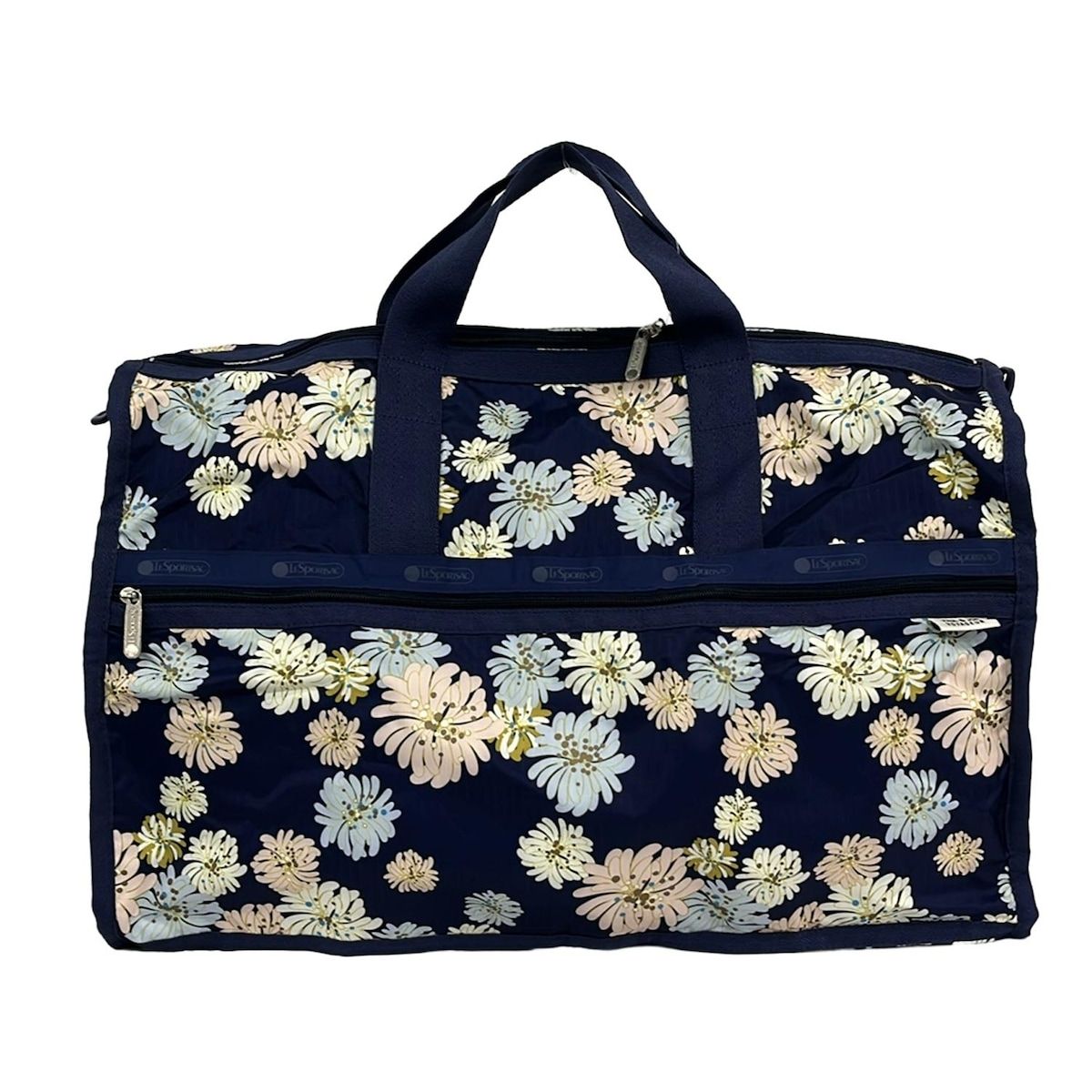LESPORTSAC(レスポートサック) ボストンバッグ美品 - ネイビー×ライト 