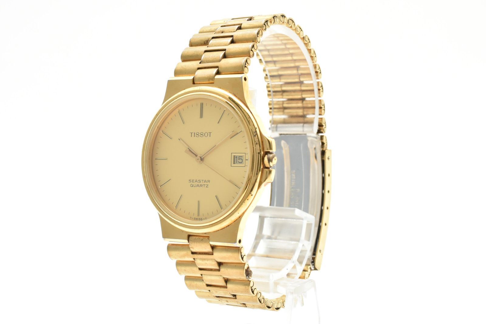 ゴールド（金色）系 [美品] 稼働品【TISSOT】ティソ メンズ A282 