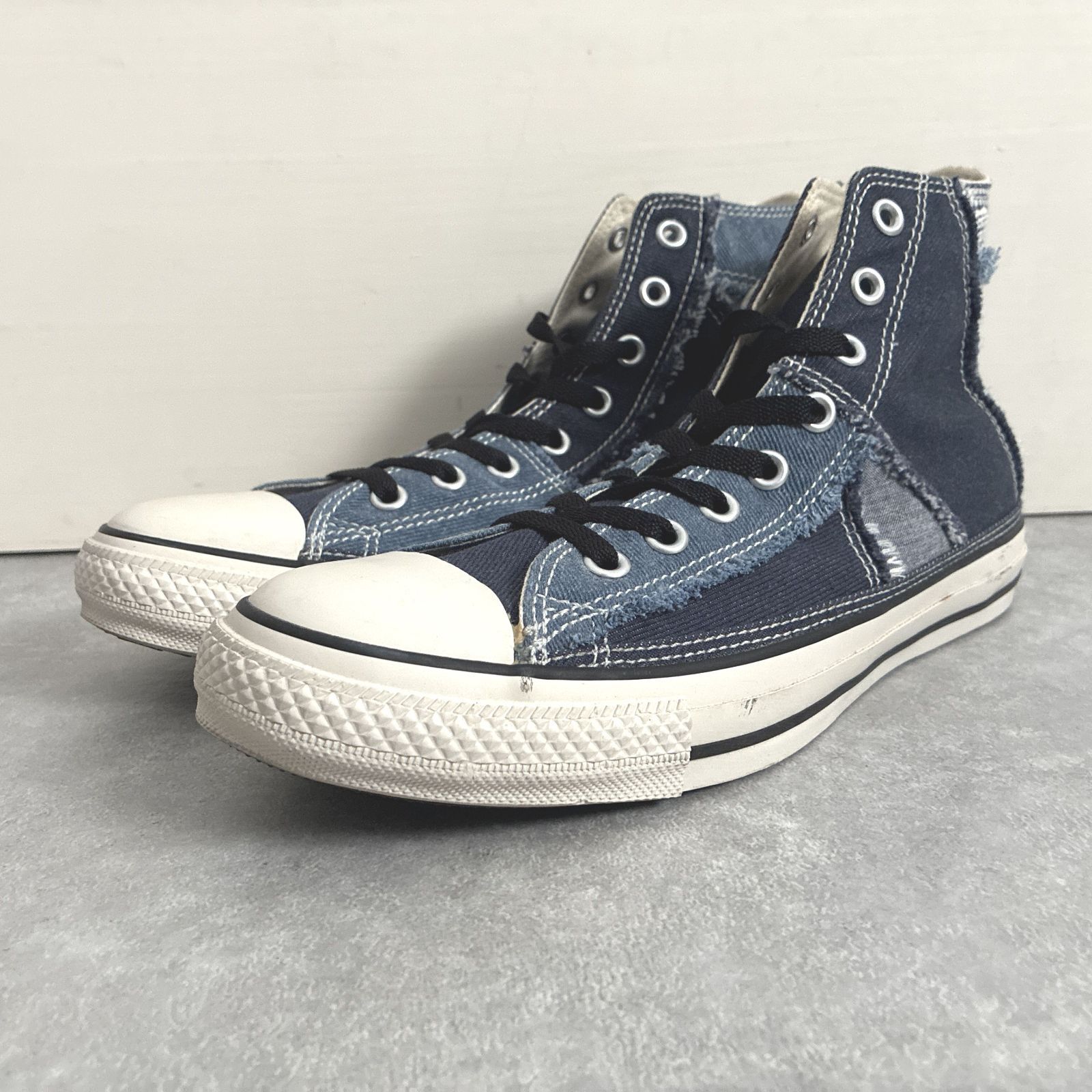 美品 定価1.2万 CONVERSE ALL STAR (R) DENIMPATCHWORK HI コンバース 