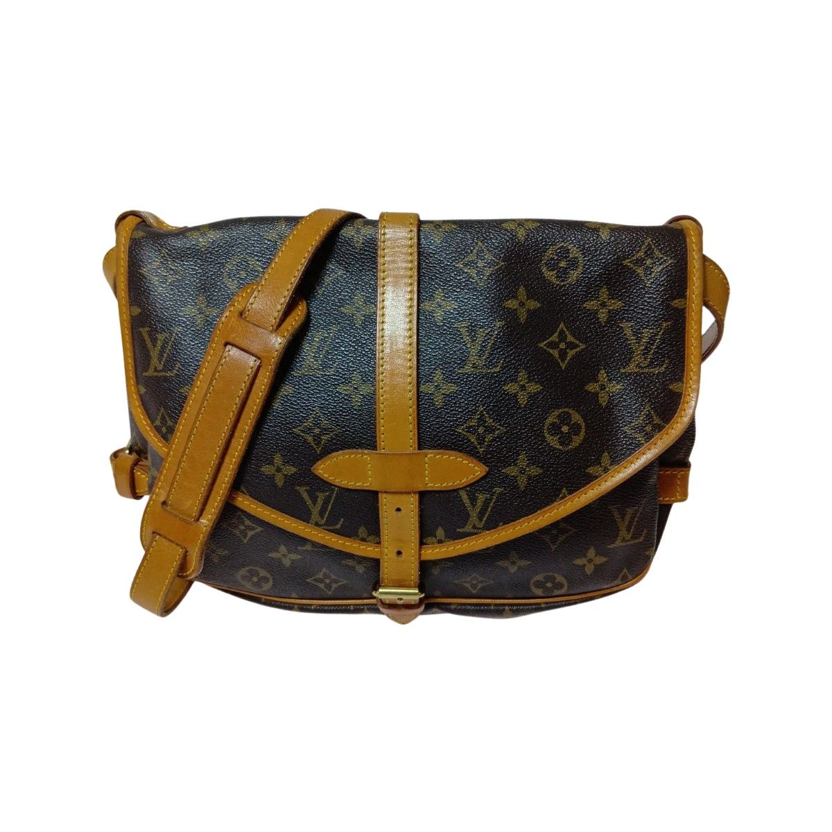 LOUIS VUITTON ルイヴィトン モノグラム ソミュール30 ショルダー 