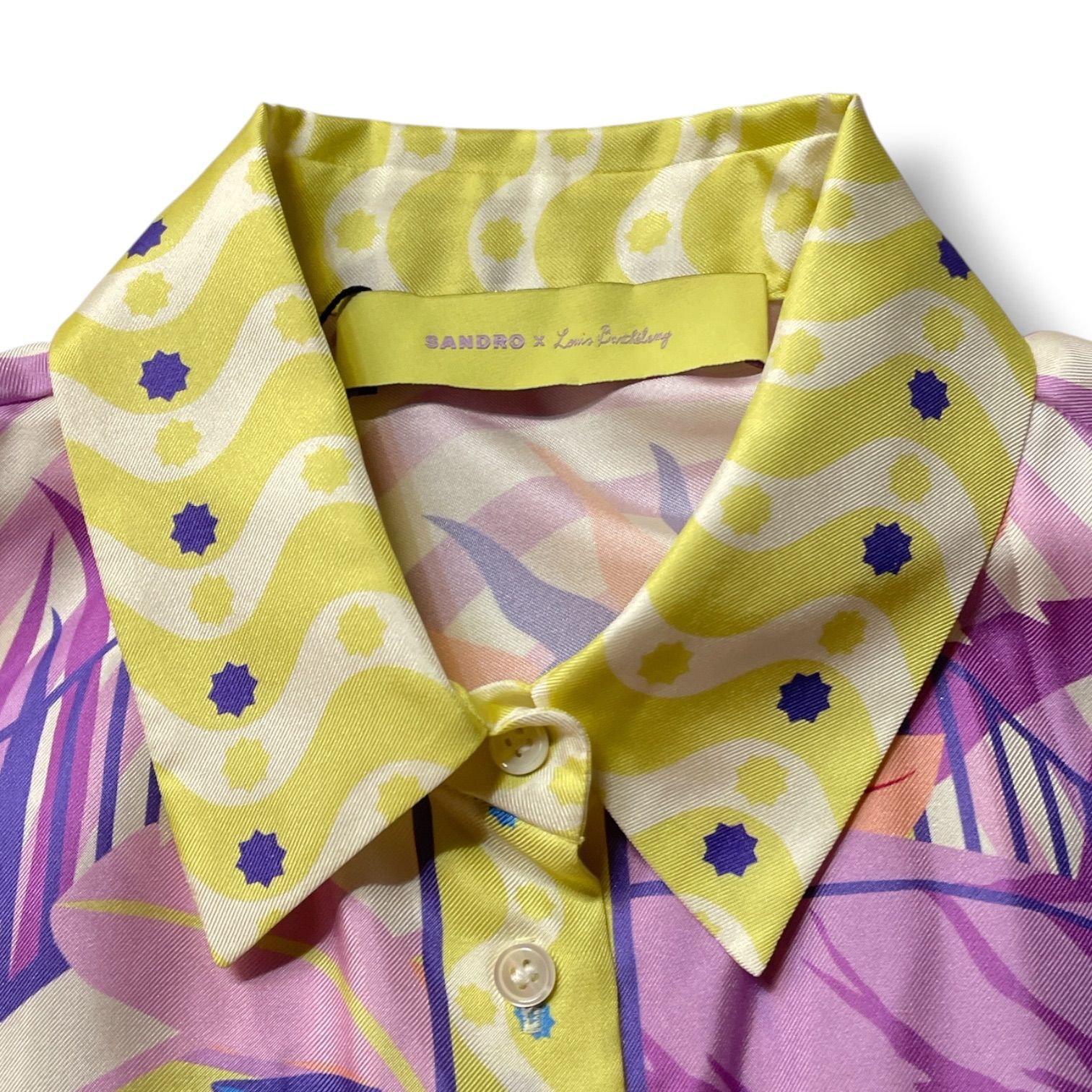 新品 タグ付 未使用 SANDRO × Louis Barthelemy サンドロ シルク 