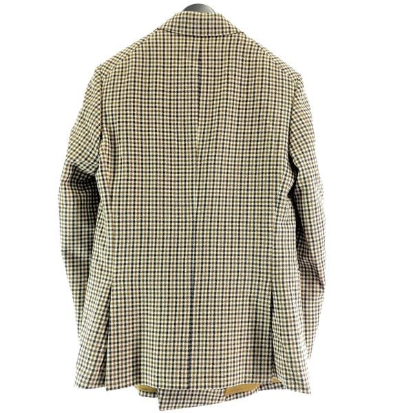 中古】SCYE ガンクラブチェックダブルブレストジャケット サイズ36