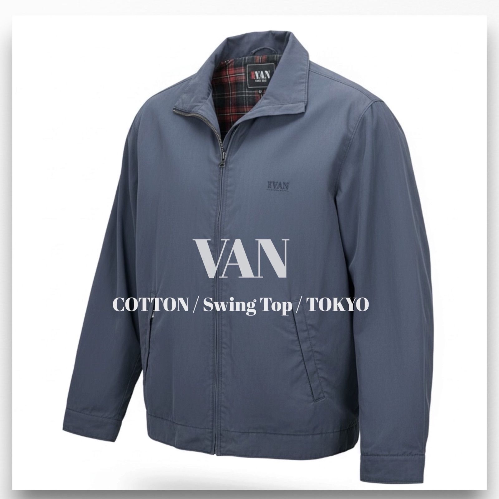 【MR.VAN】ミスターヴァン VAN スイングトップ LLネイビー ジャケット MR.VAN】ミスターヴァン VANJAC スイングトップ LL ネイビー
