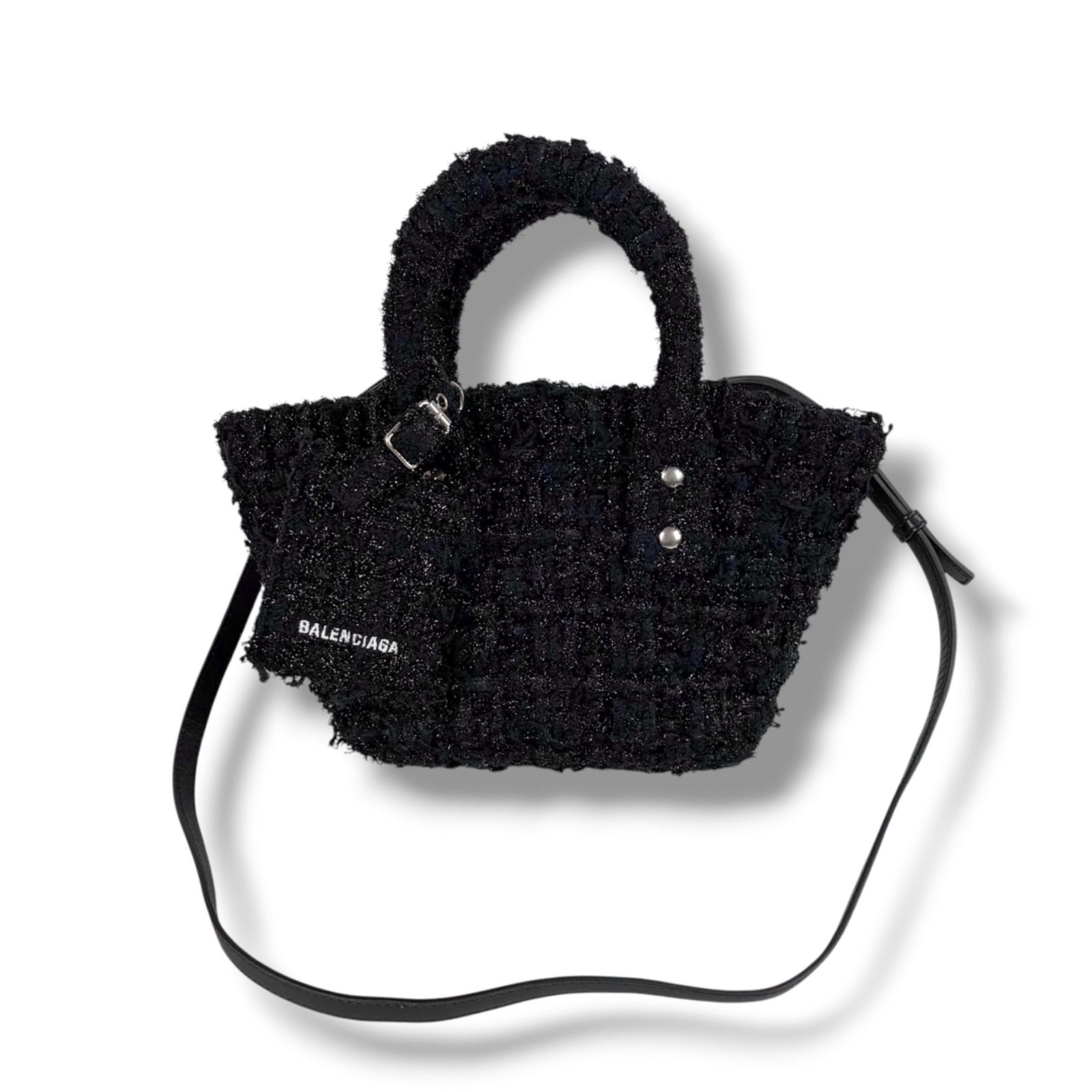 バレンシアガ BALENCIAGA BISTRO XXS ビストロ バスケットバッグ 
