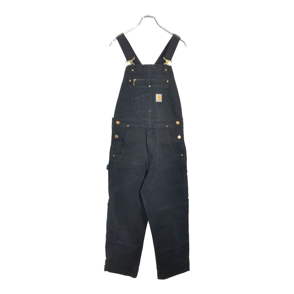 Carhartt カーハート ダック ダブルニー ビブオーバーオール ブラック
