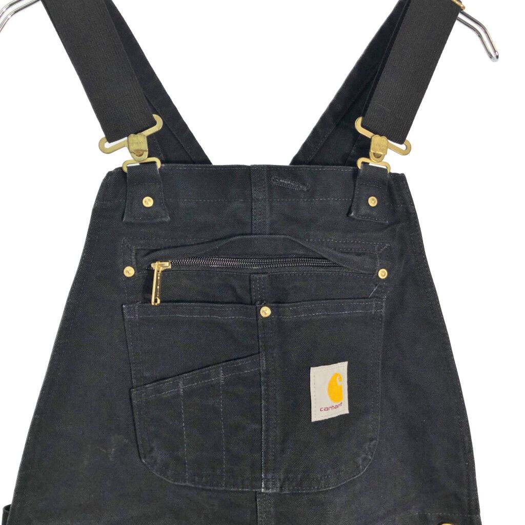 Carhartt カーハート ダック ダブルニー ビブオーバーオール ブラック