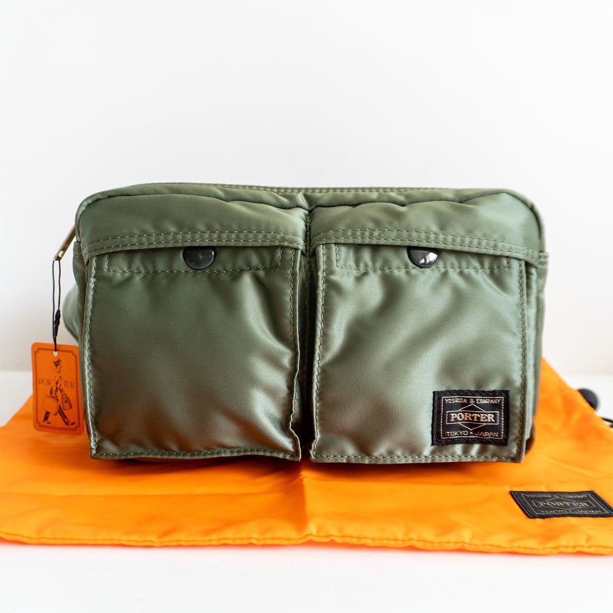 未使用品】PORTER 【WAIST BAG タンカー ナイロン ウエストバッグ 