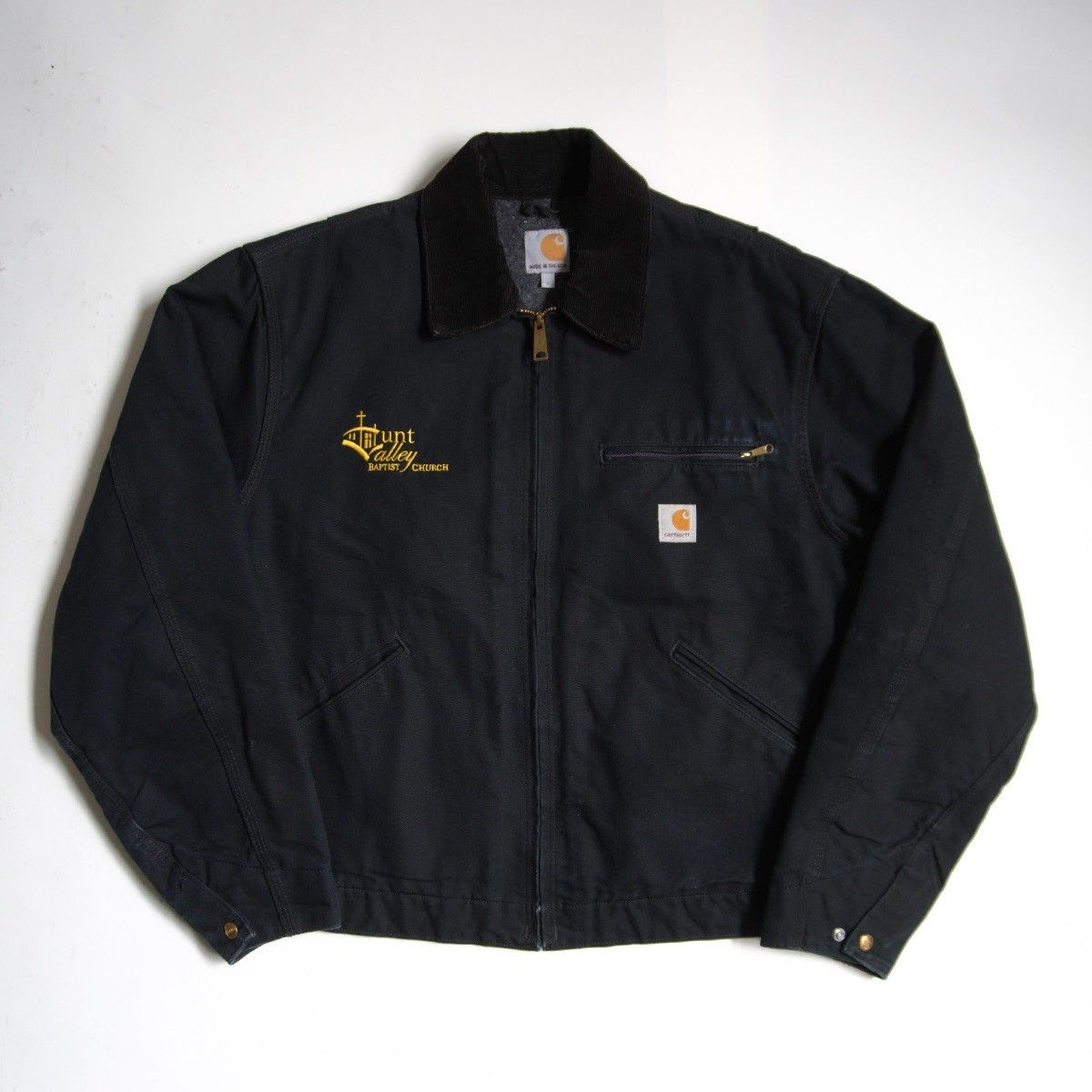 USA製】Carhartt【 DETROIT JACKET デトロイトジャケット】 L BLK 