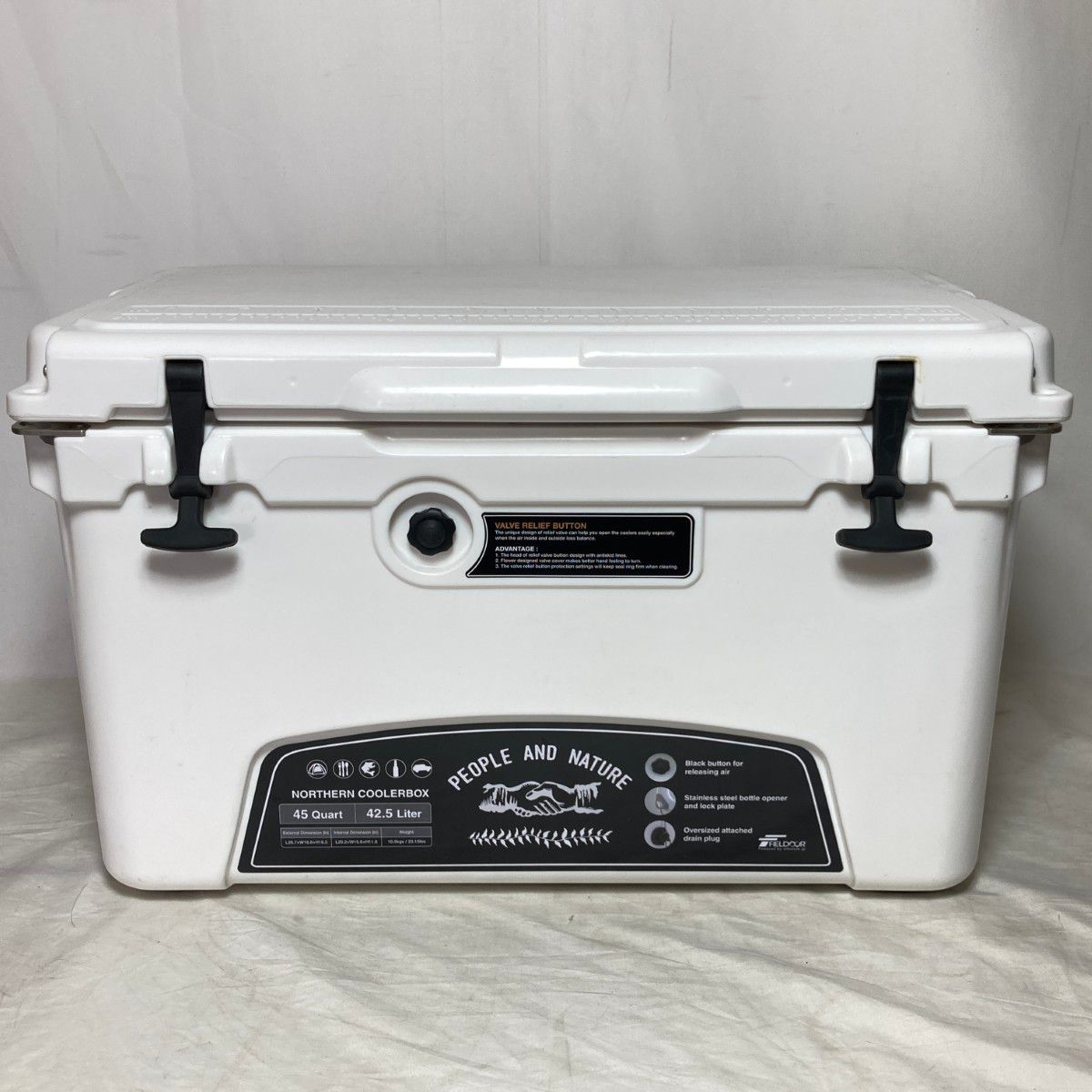 中古 FIELDOOR フィールドア ノーザンクーラーボックス 大型 42.5L 