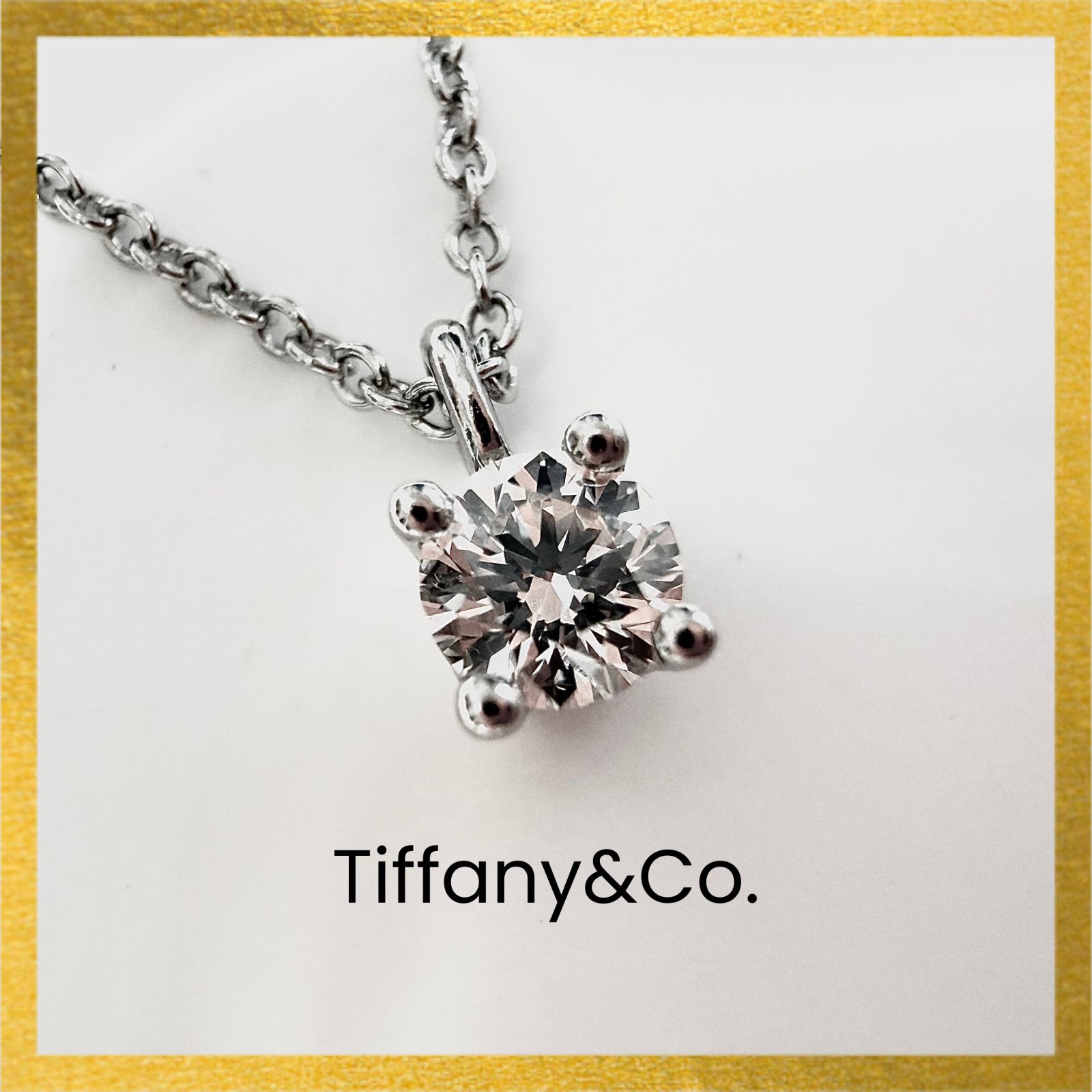 極美品 Tiffany&Co. ソリティア 2.3g ネックレス ダイヤモンド 極美品 Tiffany&Co. ソリティア 2.3g ネックレス ダイヤモンド