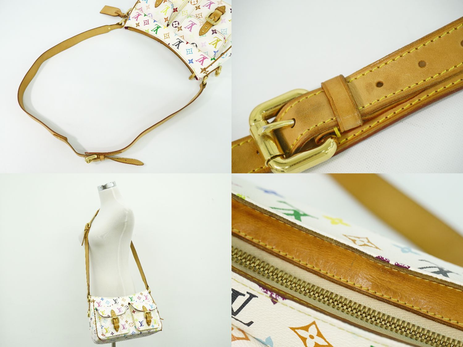 本物 ルイヴィトン LOUIS VUITTON LV ロッジ GM モノグラム マルチ