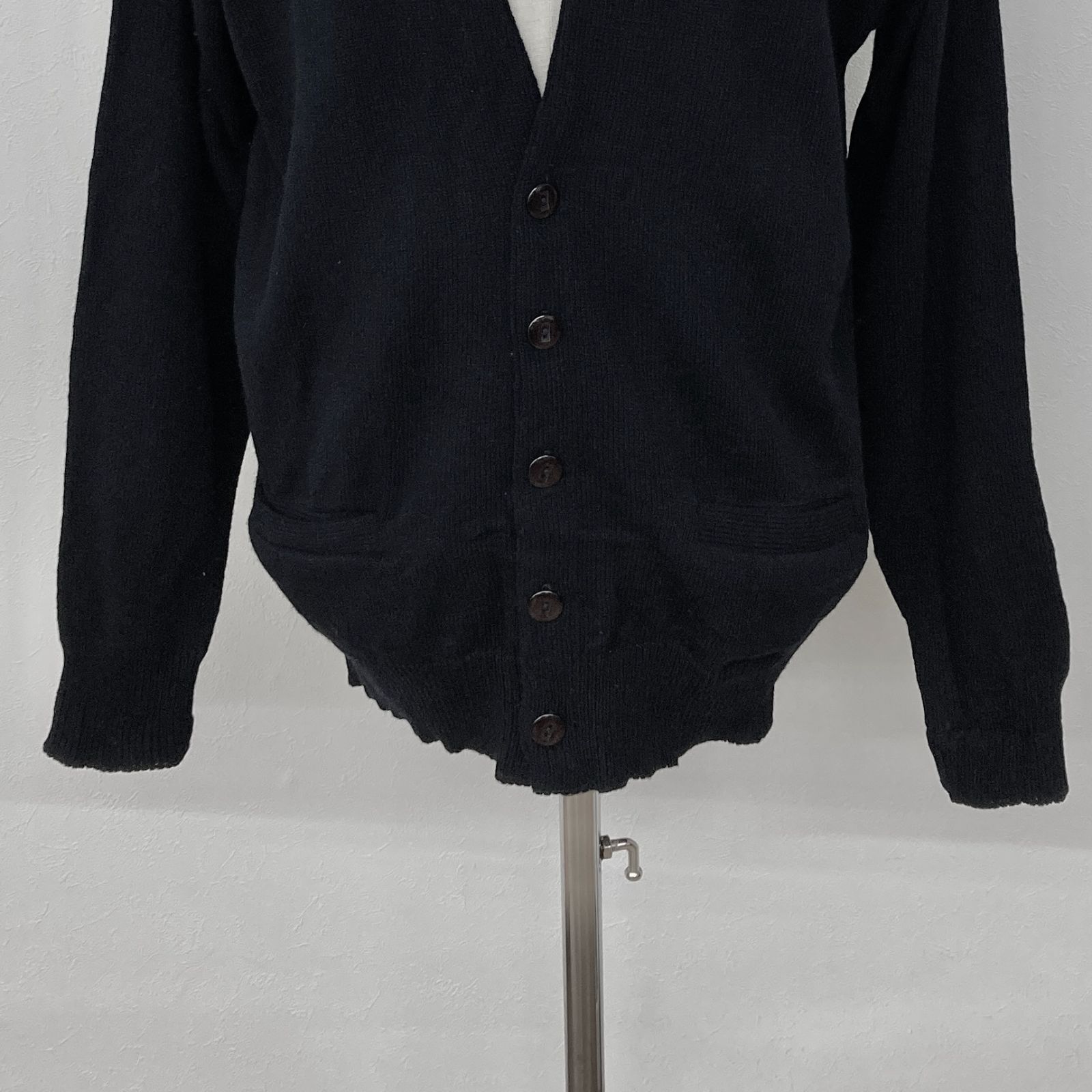 SFKM カーディガン M ネイビー 紺 無地 USA製 アメリカ製 A+ FABRICS 