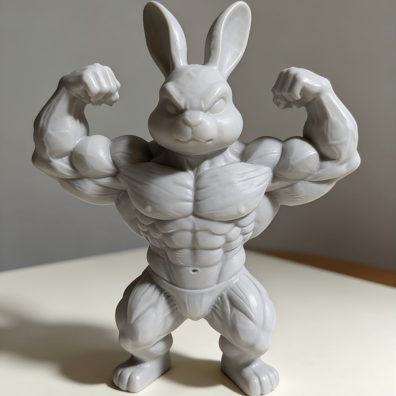 フィギュア マッチョなウサギ 11cm マッスルうさぎ 筋肉 ミニチュア