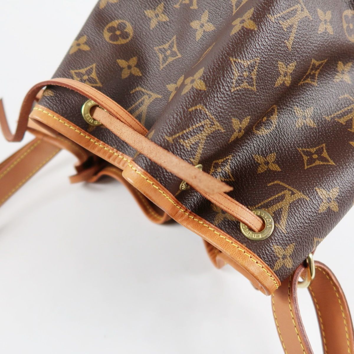 超美品】LOUIS VUITTON ヴィトン モノグラム プチノエ 巾着型 