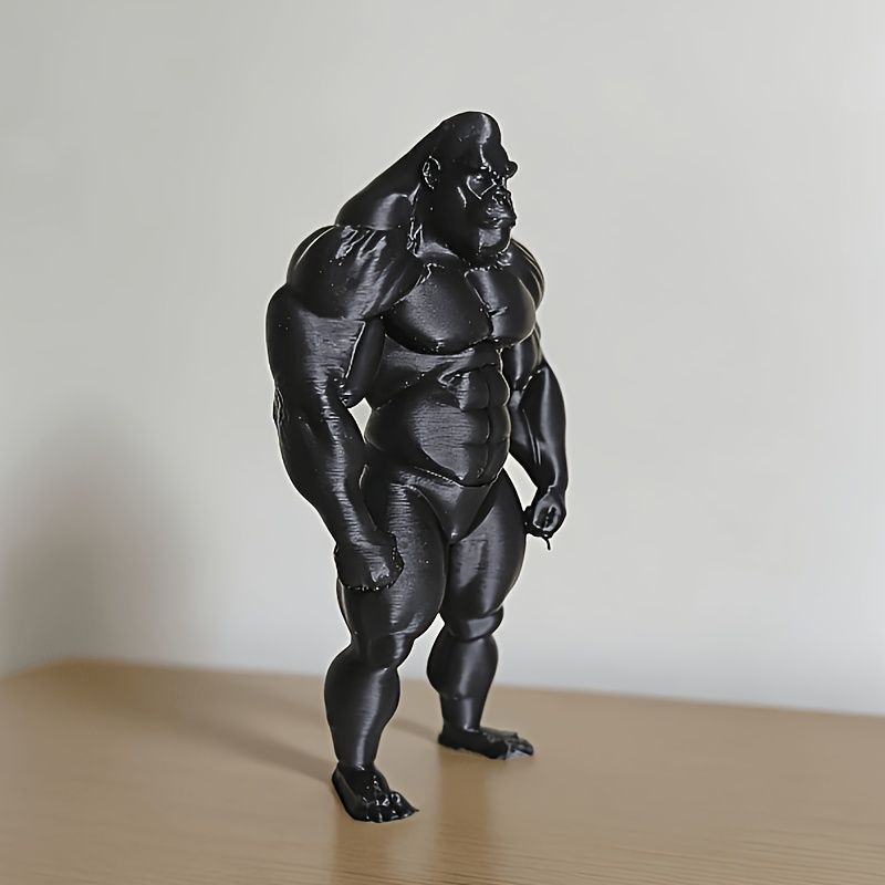 フィギュア マッチョなゴリラ 10cm 筋肉 スマート アニマル 動物