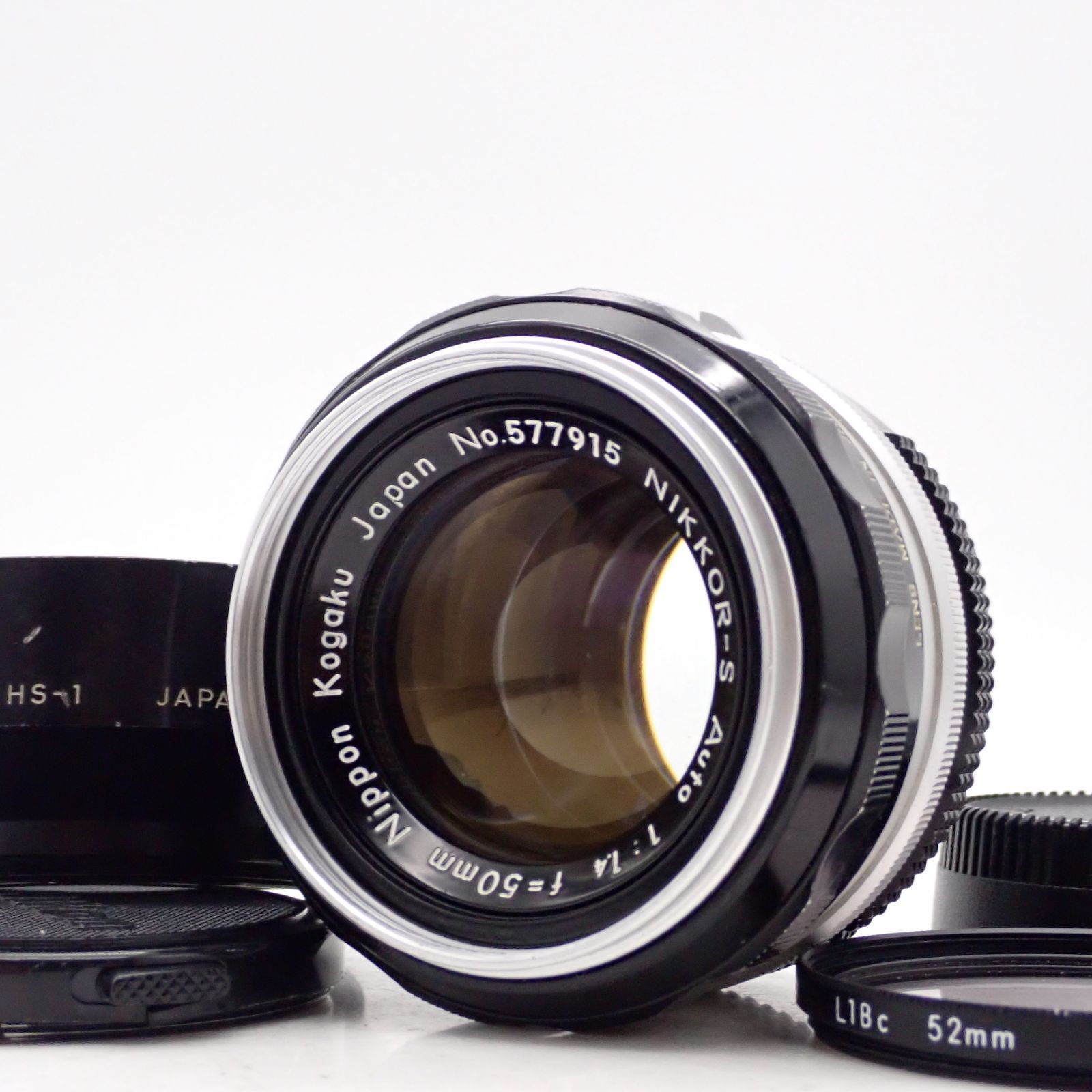 美品 Nikon Nippon Kogaku Ai改 Nikkor-S Auto 50mm f1.4 標準 単焦点 