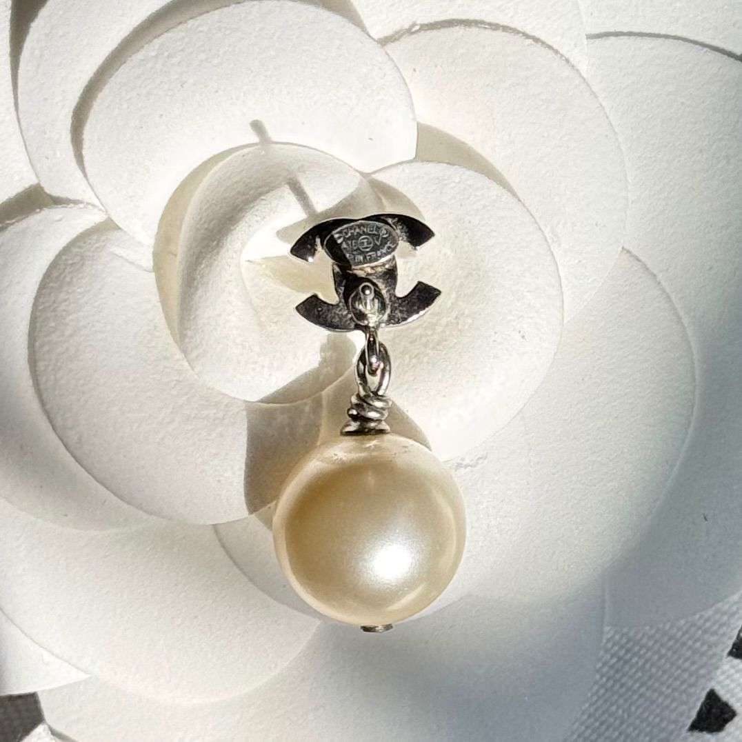 CHANEL 片耳ピアス 刻印あり - 美品 CHANEL シャネル ココマーク