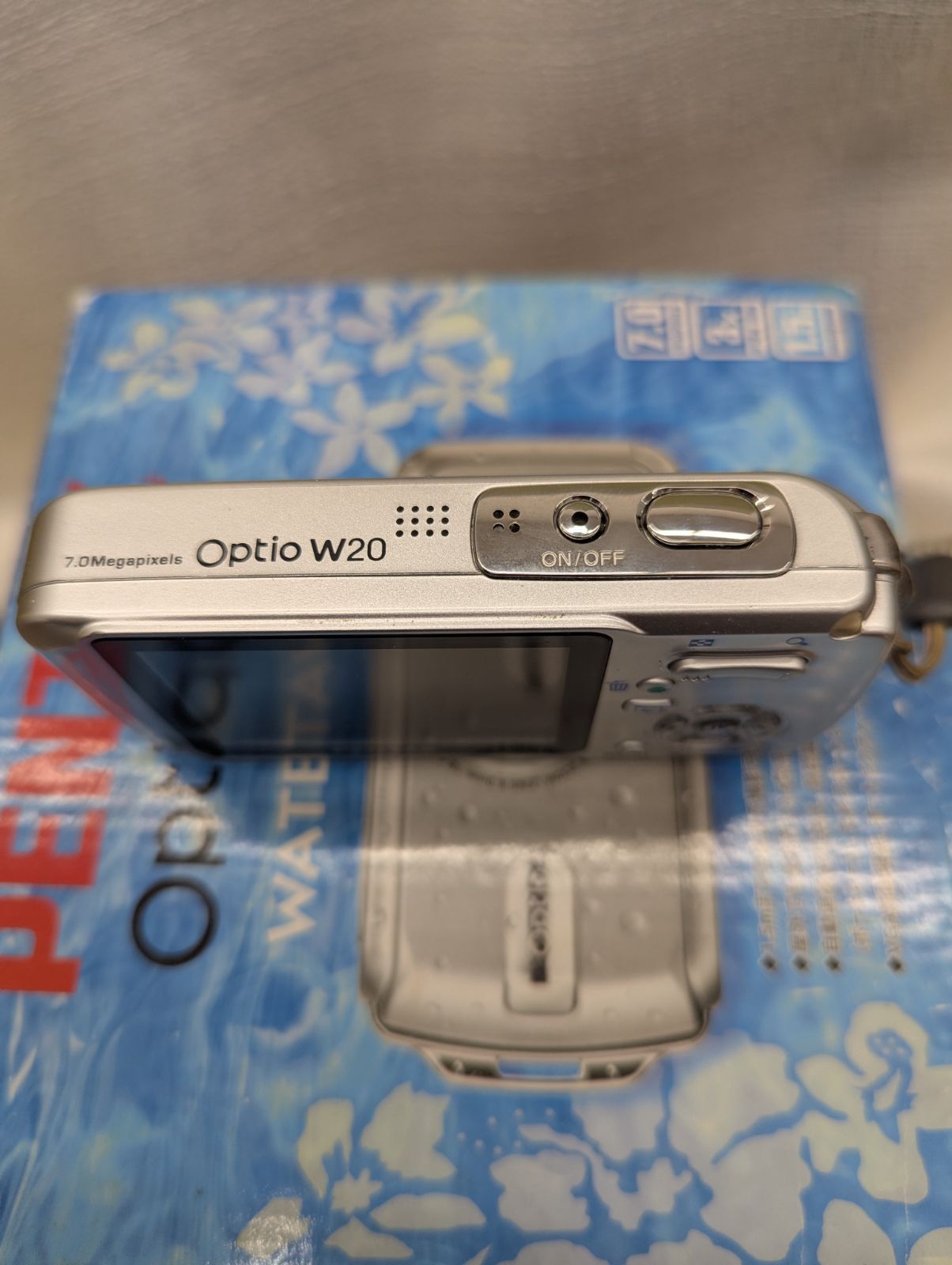 PENTAX Optio W20 防水デジタルカメラ 希少箱付き - メルカリ