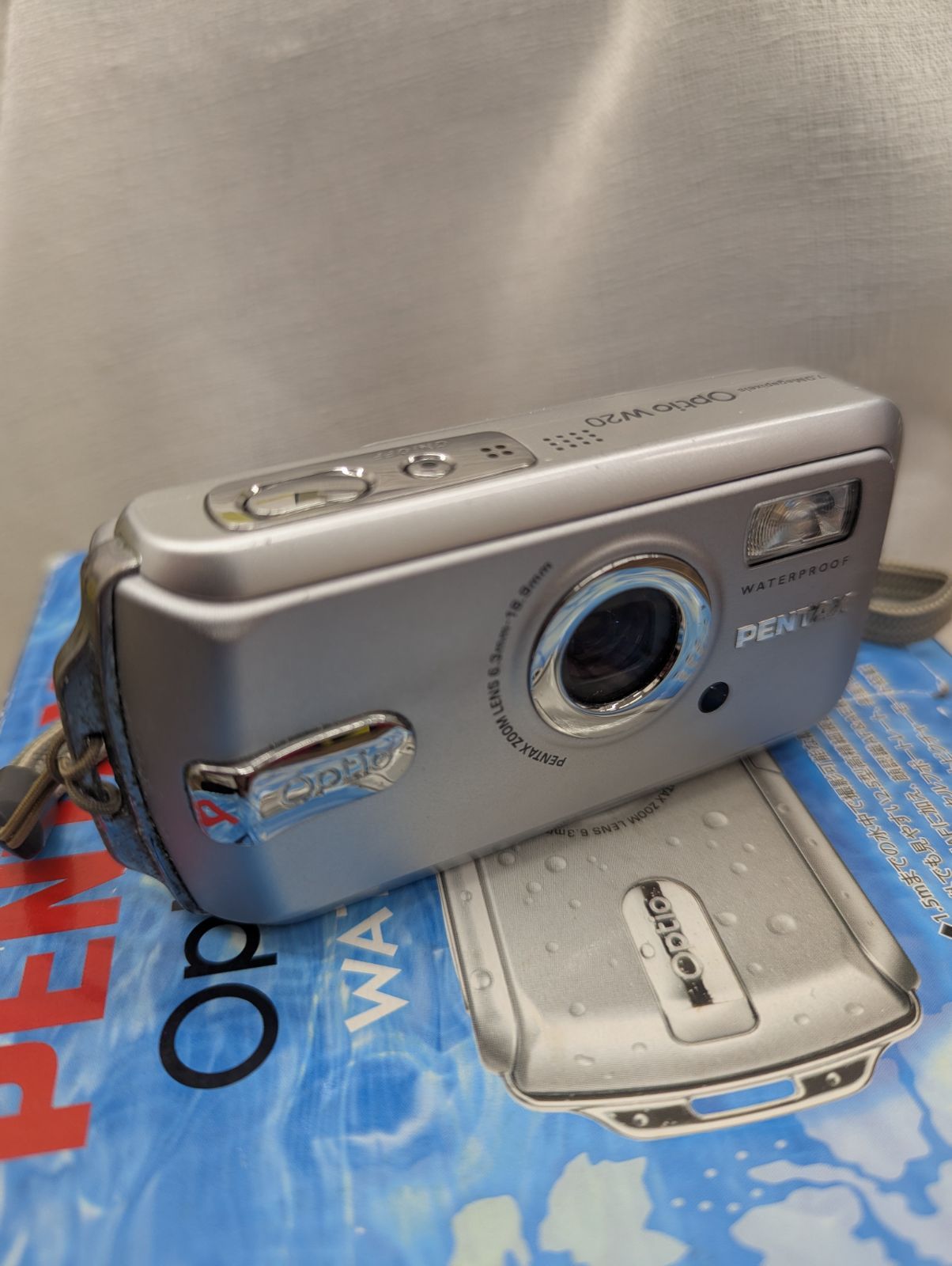 PENTAX Optio W20 防水デジタルカメラ 希少箱付き - メルカリ