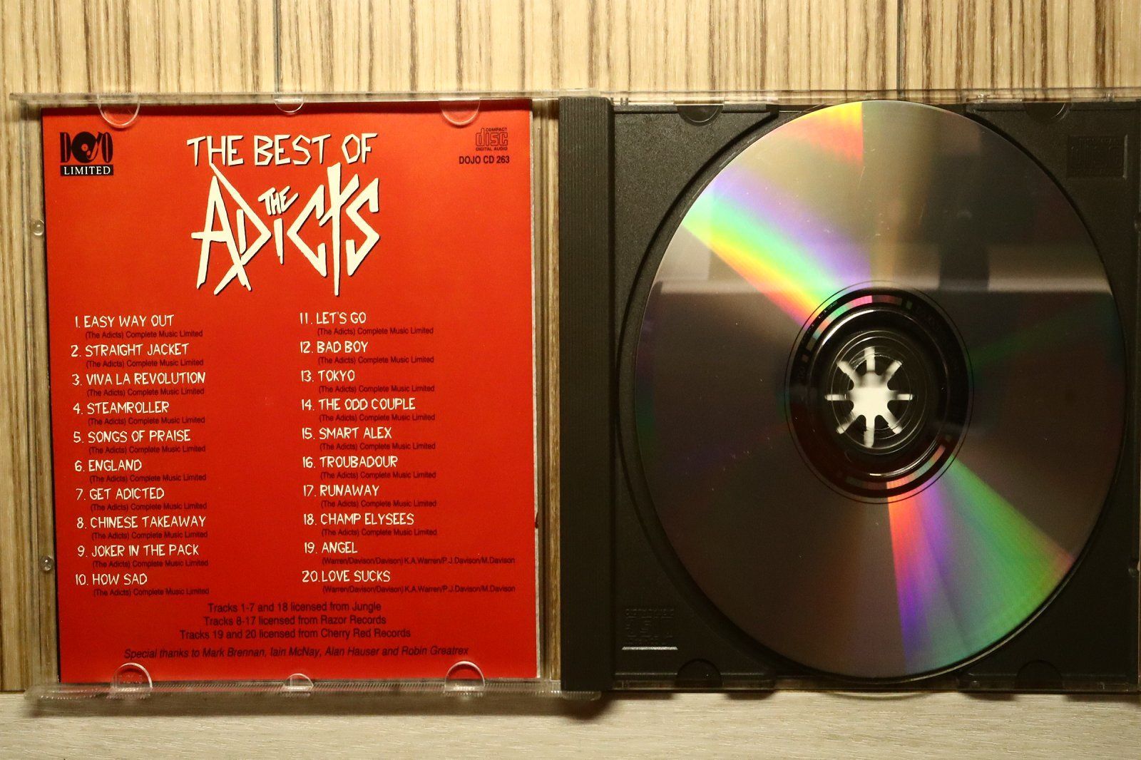 中古CD☆アディクツ/THE ADICTS□ The Best of the Adicts 【DOJOCD263 