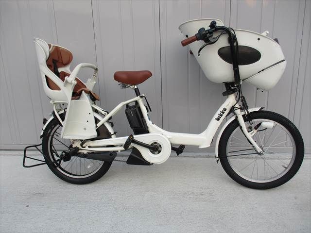 E978 ☆整備済み☆完成車発送☆中古子乗せ電動自転車【BS 20インチ 