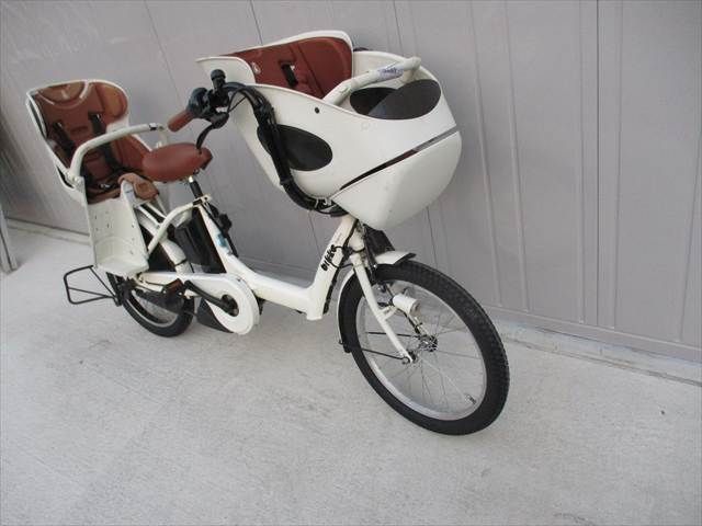 E978 ☆整備済み☆完成車発送☆中古子乗せ電動自転車【BS 20インチ 