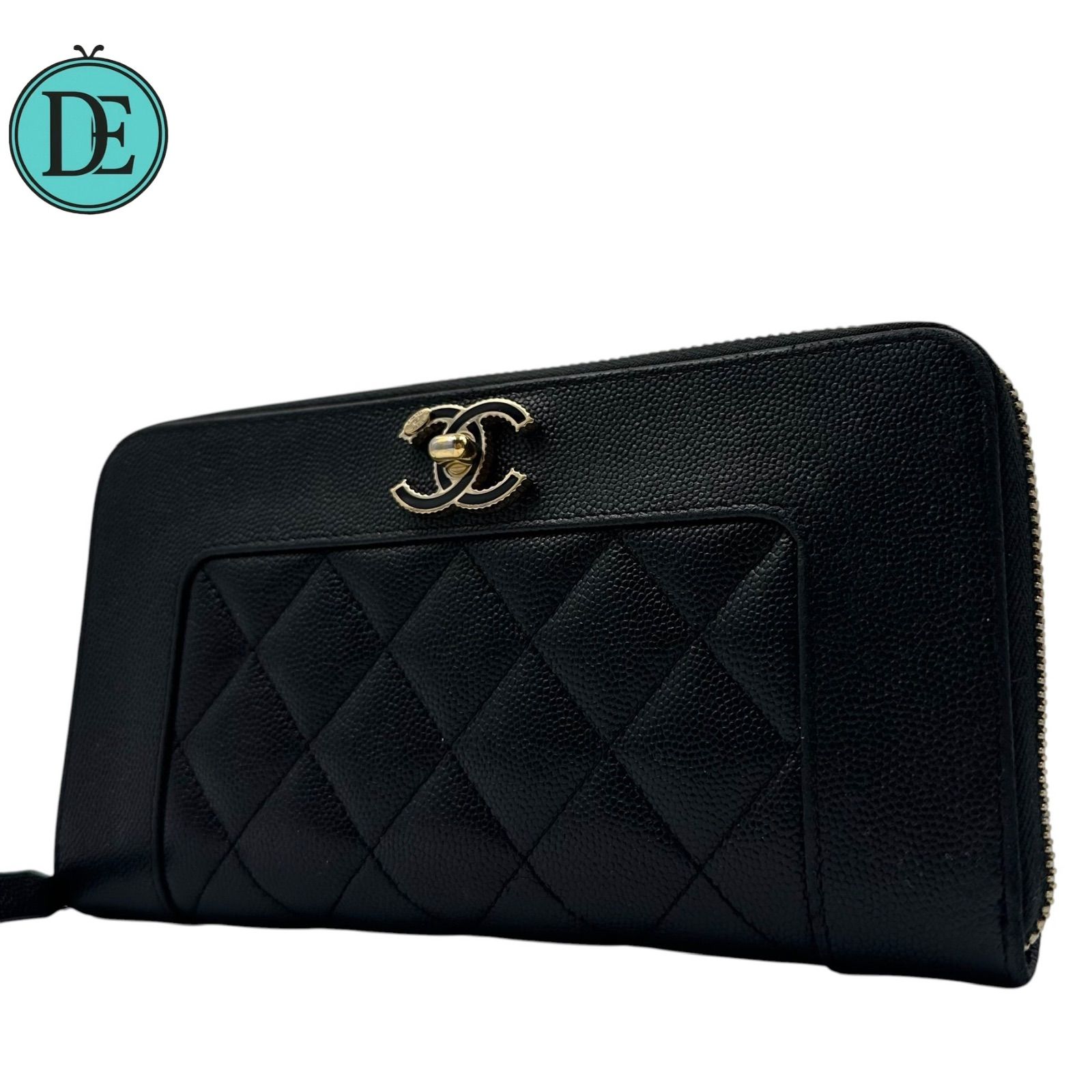 良品✨ CHANEL chanel シャネル 長財布 ロングウォレット マドモアゼル