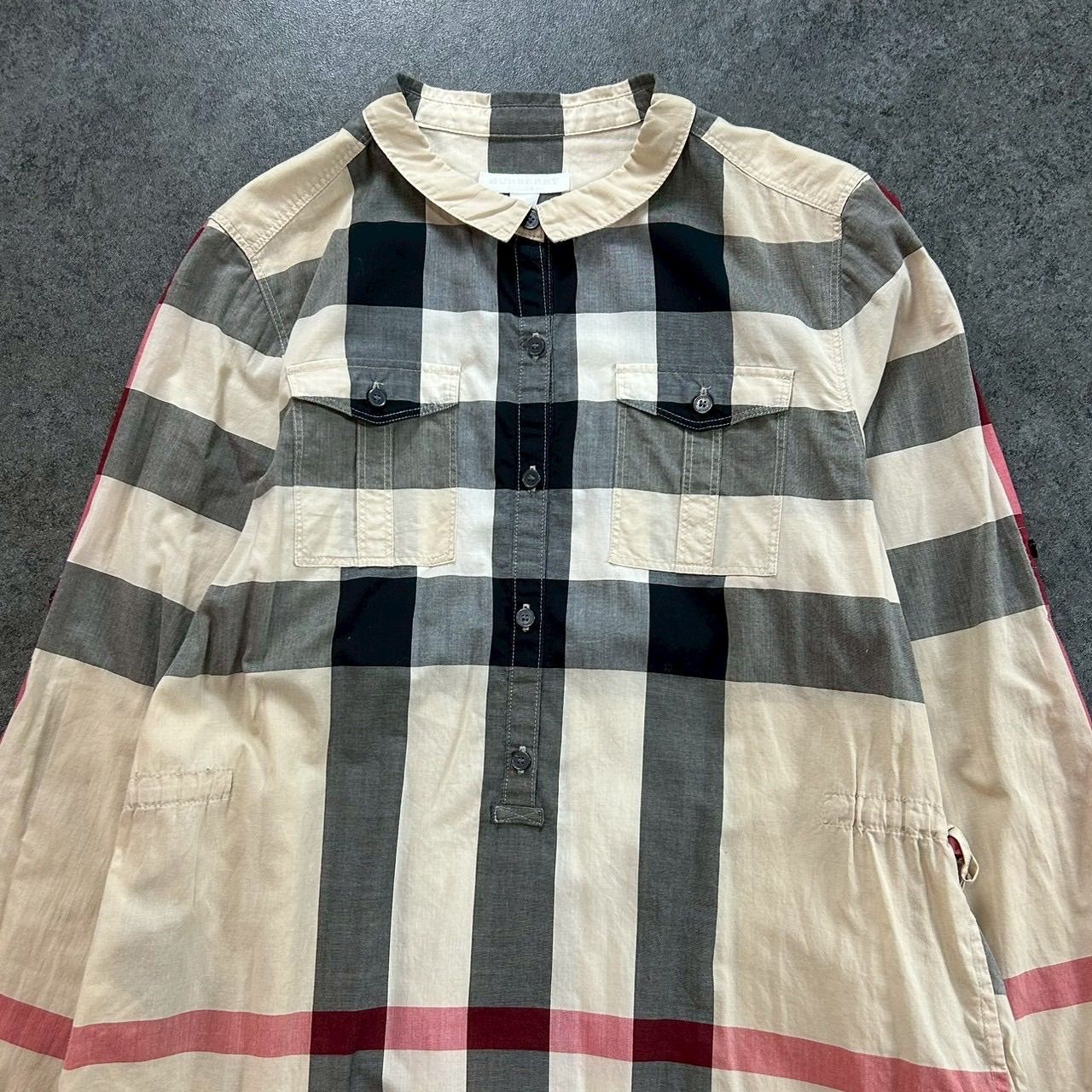 キッズ服(100cm~) Burberry バーバリーチルドレン シャツワンピース