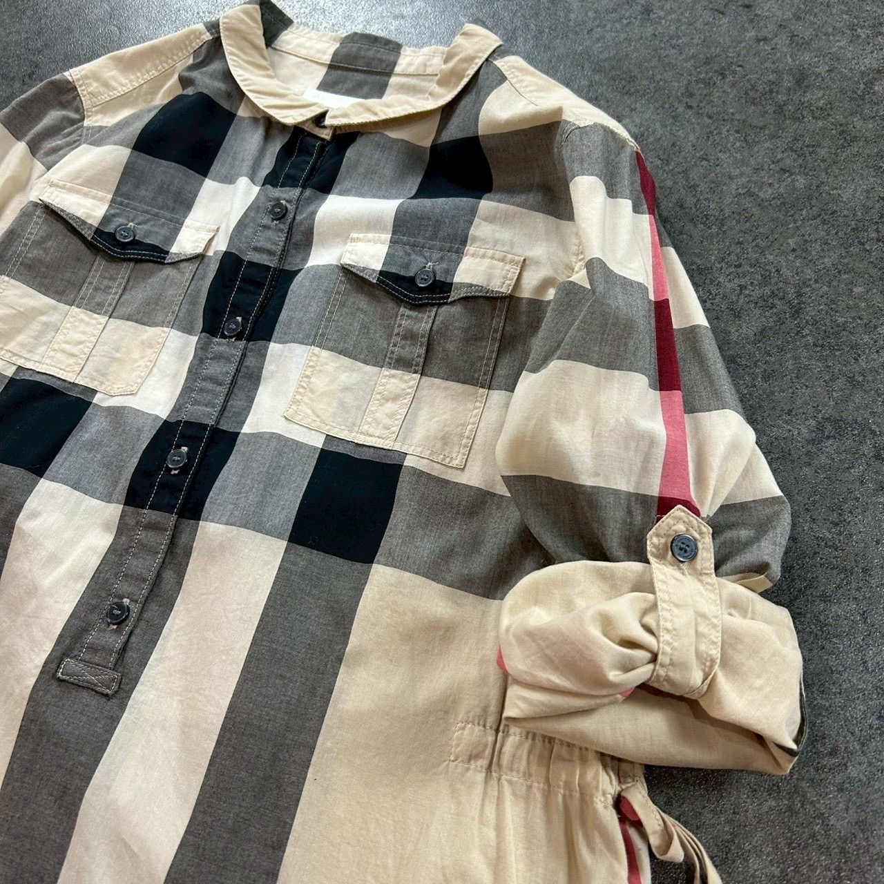 キッズ服(100cm~) Burberry バーバリーチルドレン シャツワンピース