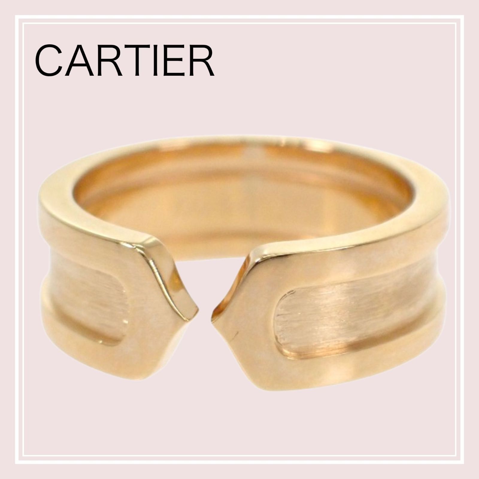 CARTIER】C2 9号 リング K18イエローゴールド #49 レディース - メルカリ