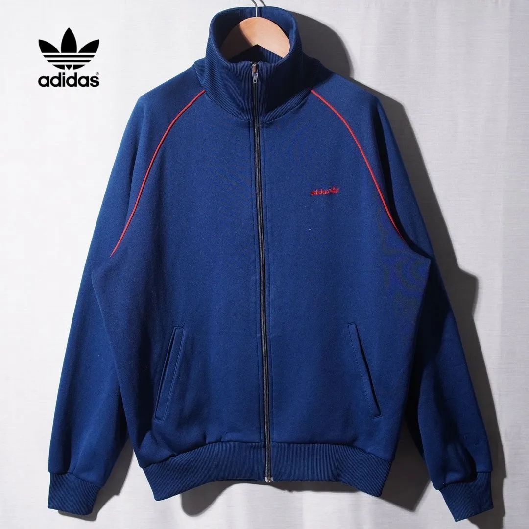 80s デサント製 アディダス adidas トラックジャケット L (表記:O