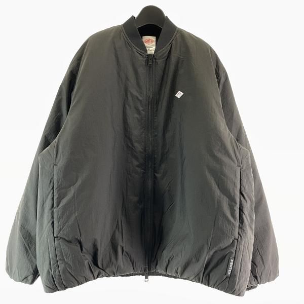 【中古】DANTON BOMBER JACKET サイズM ブラック DT-A0705 PRD ダントン ボンバージャケット[17][240017756367] 中古】DANTON BOMBER JACKET サイズM ブラック DT-A0705 PRD ダントン