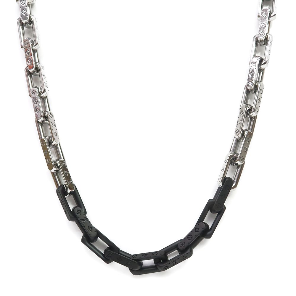 ルイ ヴィトン M00677 モノグラム チェーン シルバー ブラック ルイ ヴィトン M00677 モノグラム チェーン シルバー ブラック
