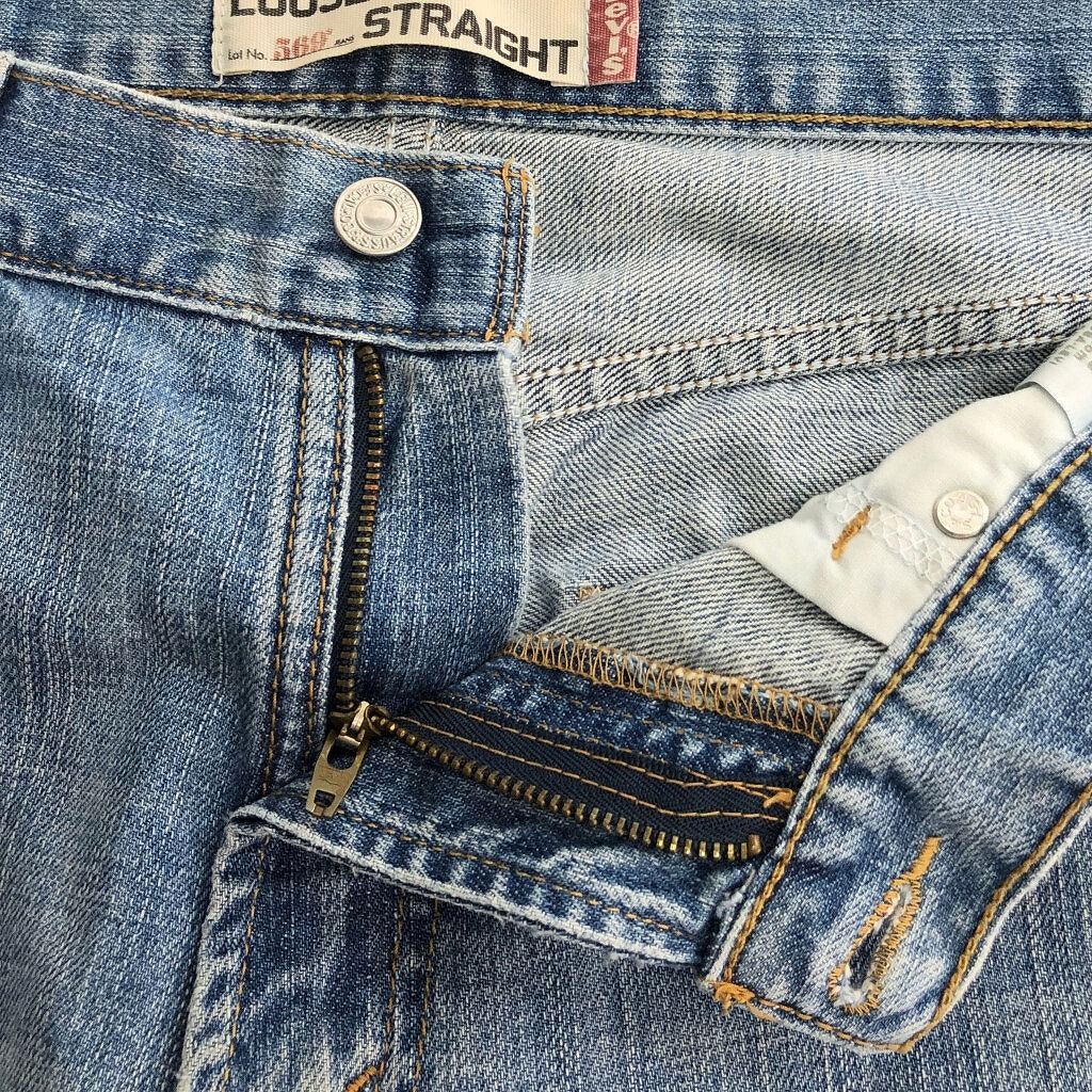 00年代 Levi's リーバイス 569 デニムパンツ ライトブルー(メンズ W32